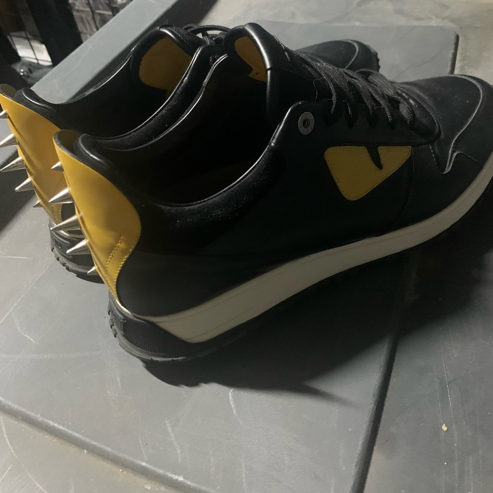 FENDI LEATHER  SHOE MONSTER EDITION